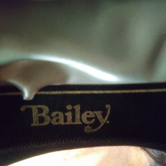 Bailey's Jackson Fur Felt Black Western/Cowboy Hat | Vintage 1990s | Size 6 5/8 - Picture 3 of 16